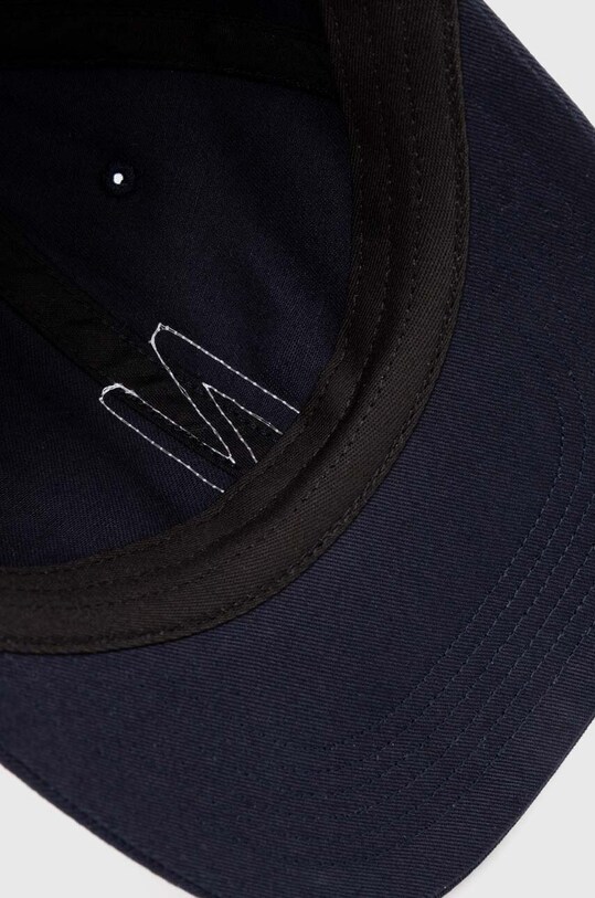 Norse Projects czapka z daszkiem bawełniana Felt N Twill Sports Cap granatowy N80.0128.7004