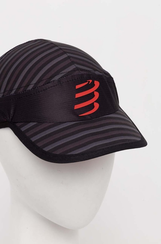 Шапка с козирка Compressport Pro Racing Cap CU00003B черен SS24