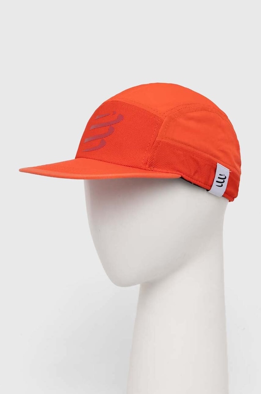 Compressport czapka z daszkiem 5 Panel Light Cap pozostałe czerwony CU00097B