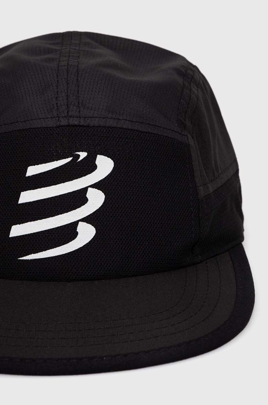 Шапка с козирка Compressport 5 Panel Light Cap CU00097B черен AW24