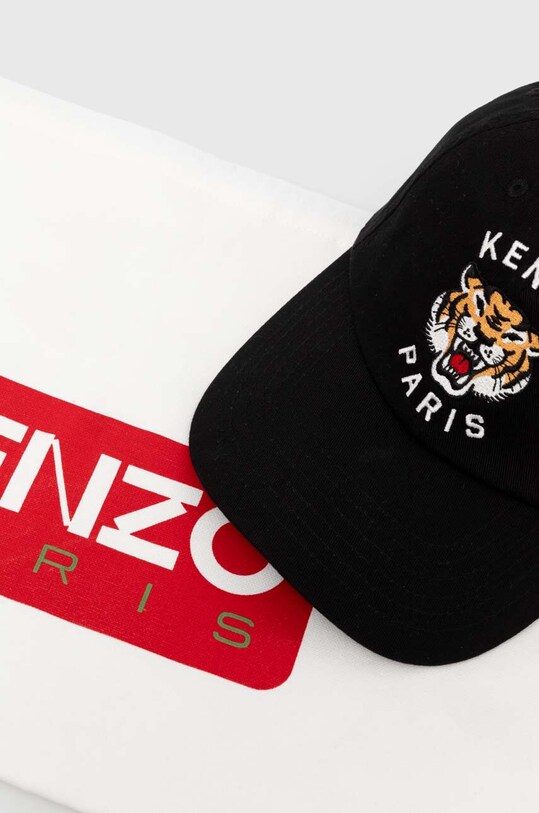 Kenzo czapka z daszkiem bawełniana FE58AC611F47.99 czarny