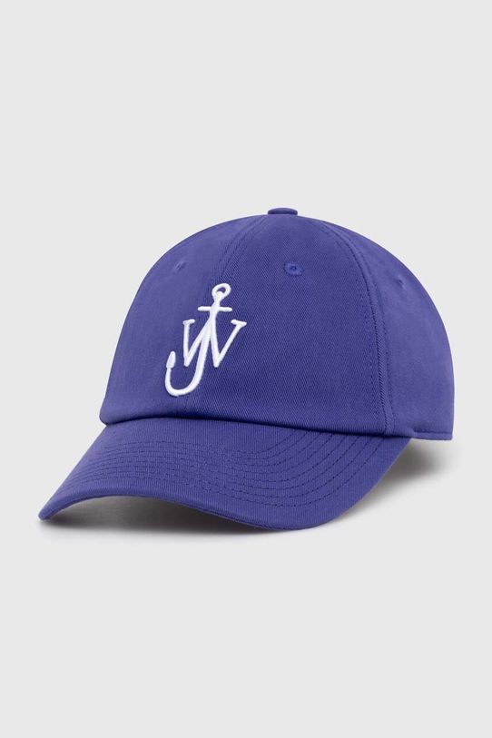 JW Anderson cotton baseball cap Baseball Cap applique violet AC0198.FA0349.830