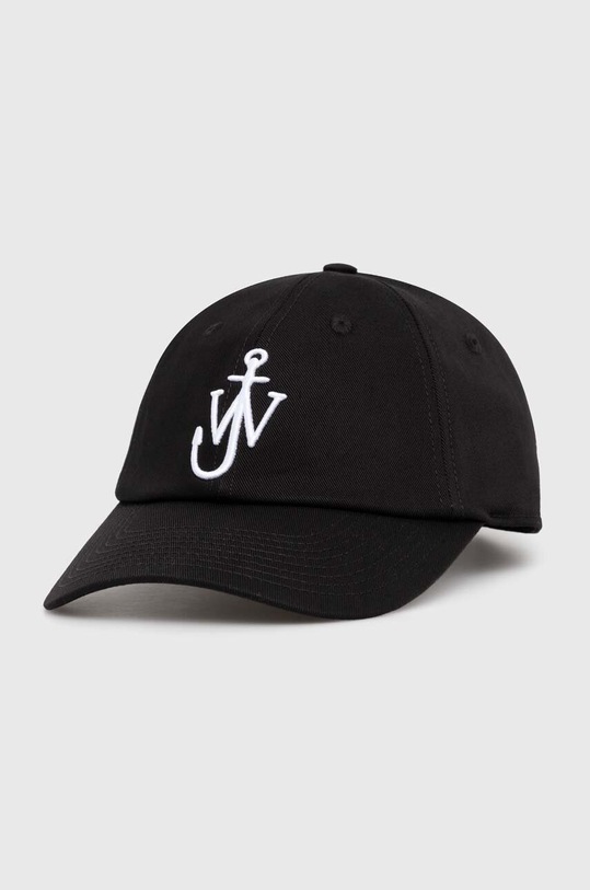 JW Anderson cotton baseball cap Baseball Cap applique black AC0198.FA0349.999