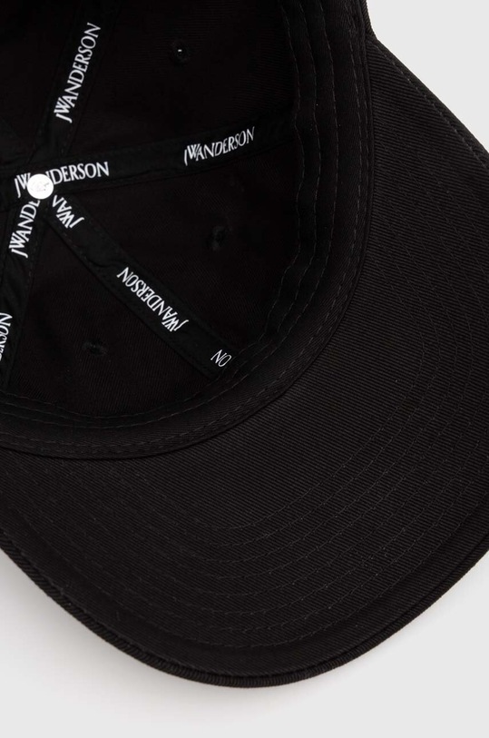 JW Anderson cotton baseball cap Baseball Cap black AC0198.FA0349.999