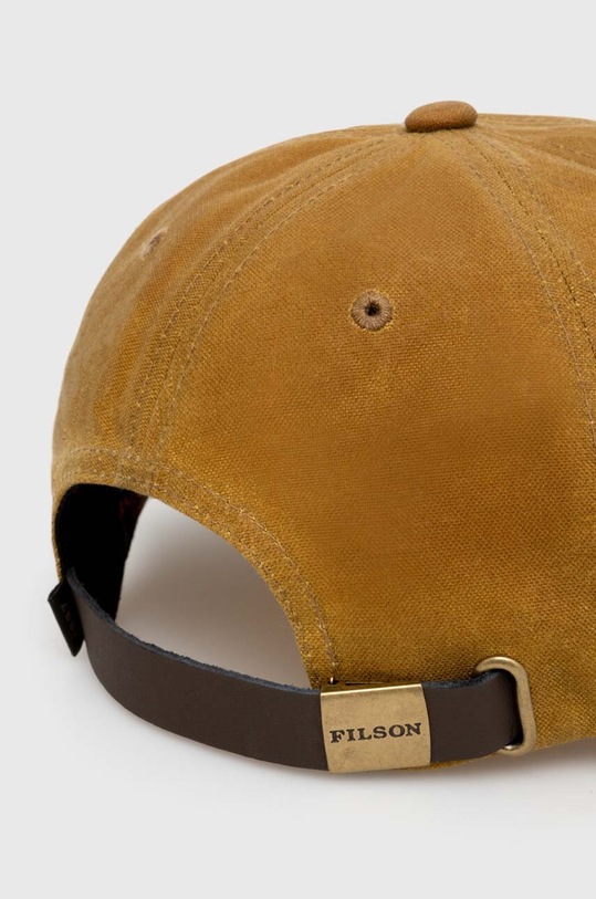 Doplnky Bavlnená šiltovka Filson Oil Tin Low Profile Logge FMACC0145 hnedá