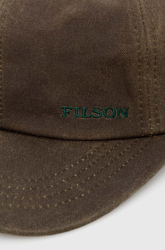 Filson cotton baseball cap Oil Tin Low Profile Logge FMACC0145 green SS24