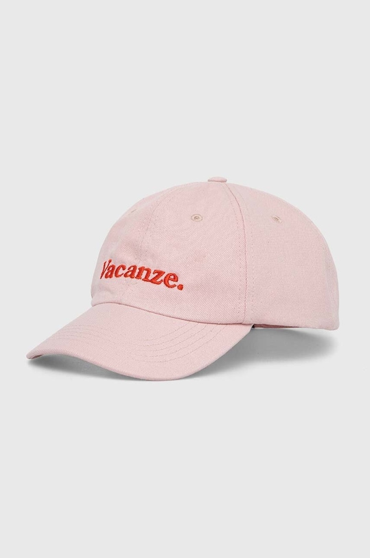 Kšiltovka Drivemebikini Vacanze bavlna růžová 2024.DRV.030.PR