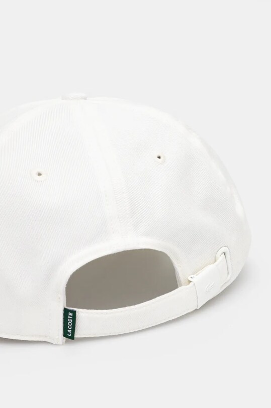 Accesorii Lacoste șapcă de baseball din bumbac RK7592 alb