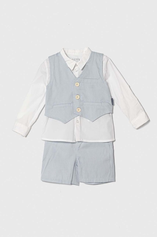 Sada pre bábätká Guess jemný vzor modrá I4RG28.WF7I0.PPYH