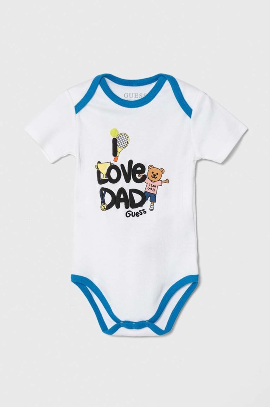 Дитячий бавовняний комплект Guess P4RG02.KA6W0.PPYH блакитний SS24