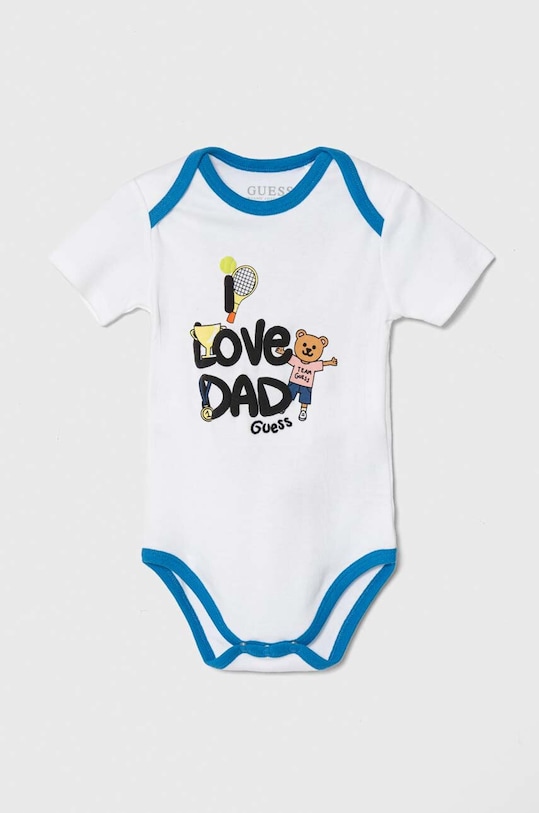 Дитячий бавовняний комплект Guess P4RG02.KA6W0.PPYH блакитний SS24