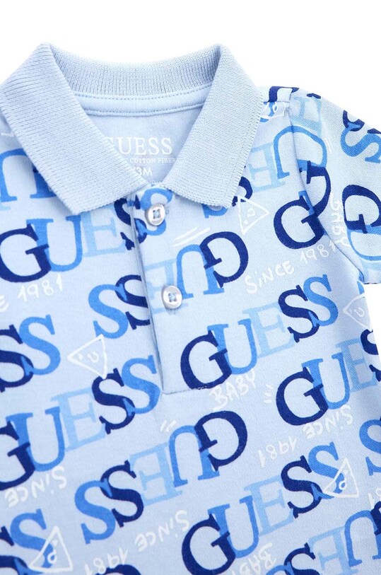 Αγορίστικα Βρεφικό βαμβακερό σετ Guess H4RW09.KA6W0.PPYH μπλε