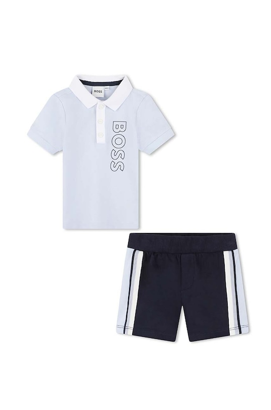 Комплект для немовлят BOSS з еластаном блакитний J50785.