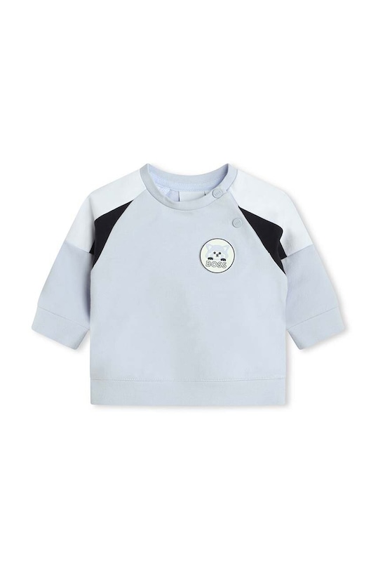 BOSS dres niemowlęcy wzorzyste niebieski J50806.