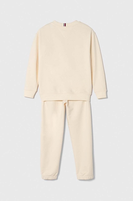 Dětská tepláková souprava Tommy Hilfiger KS0KS00533.104.122.PPYH béžová SS24