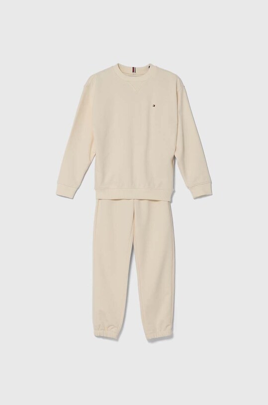Дитячий спортивний костюм Tommy Hilfiger трикотаж бежевий KS0KS00533.128.176.PPYH