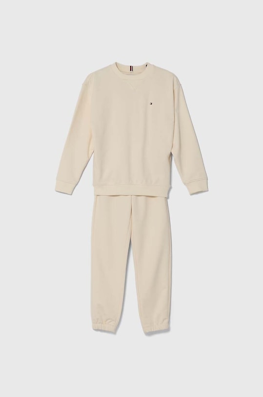 Tommy Hilfiger dres dziecięcy dzianina beżowy KS0KS00533.128.176.PPYH