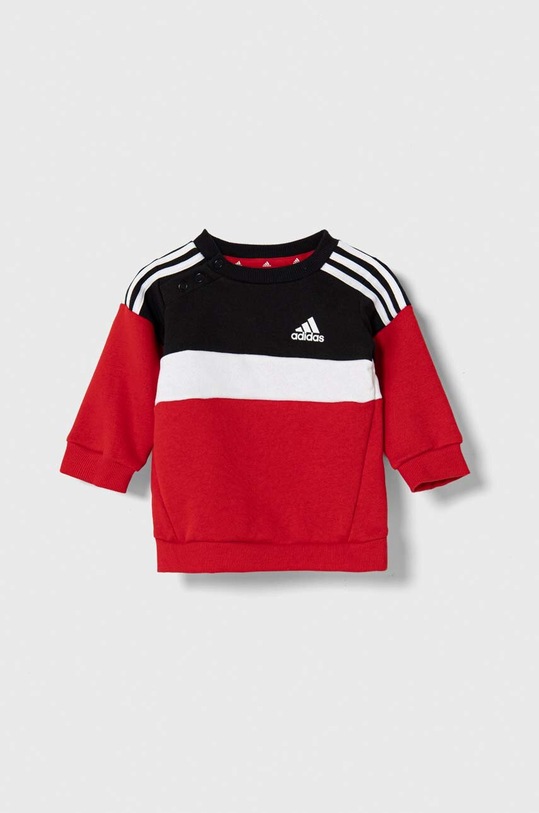 Detská tepláková súprava adidas IA3125 červená SS24