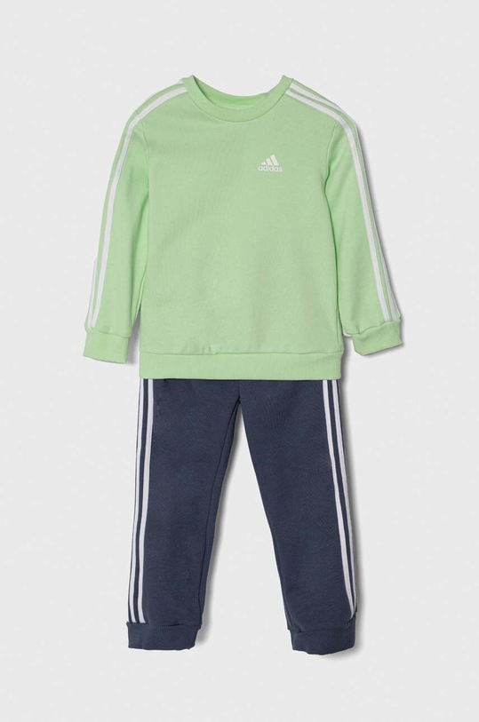 Detská tepláková súprava adidas pletenina zelená IS2506