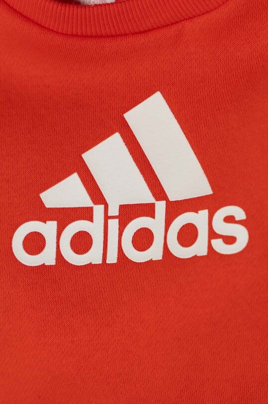 Chłopiec adidas dres niemowlęcy IS2518 czerwony