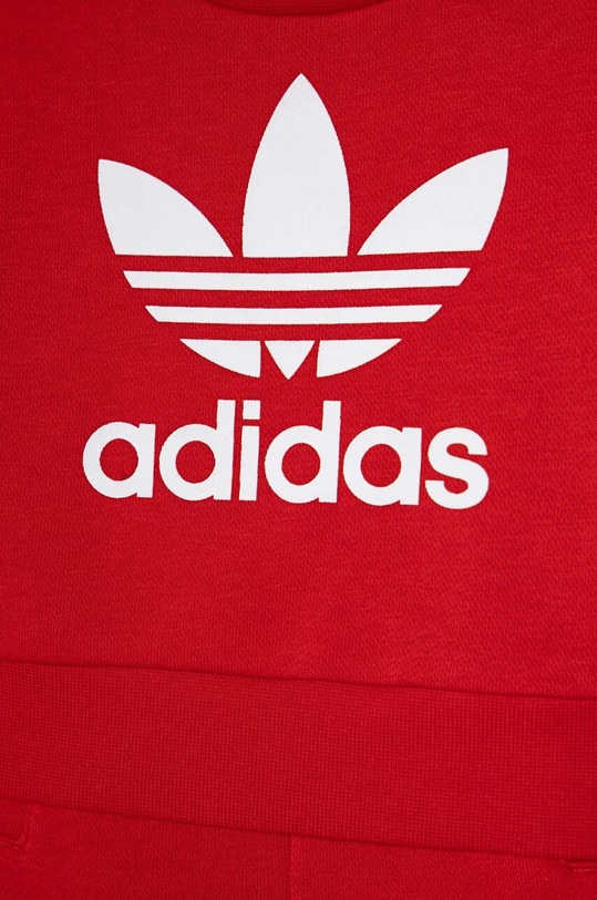 Chłopiec adidas Originals dres niemowlęcy IB8665 czerwony