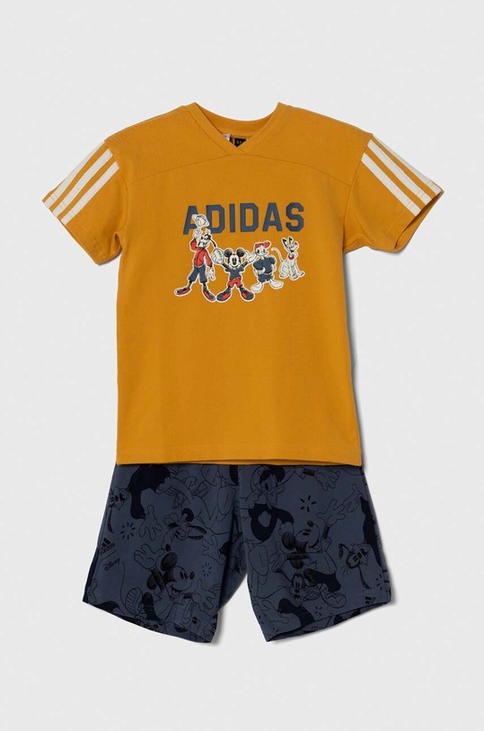 adidas komplet dziecięcy x Disney z elastanem żółty IT8777