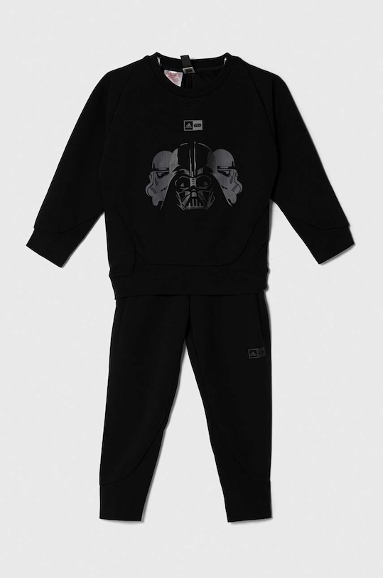 Dětská tepláková souprava adidas x Star Wars potisk černá IS4559