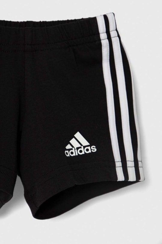 adidas komplet bawełniany dziecięcy granatowy IS2509
