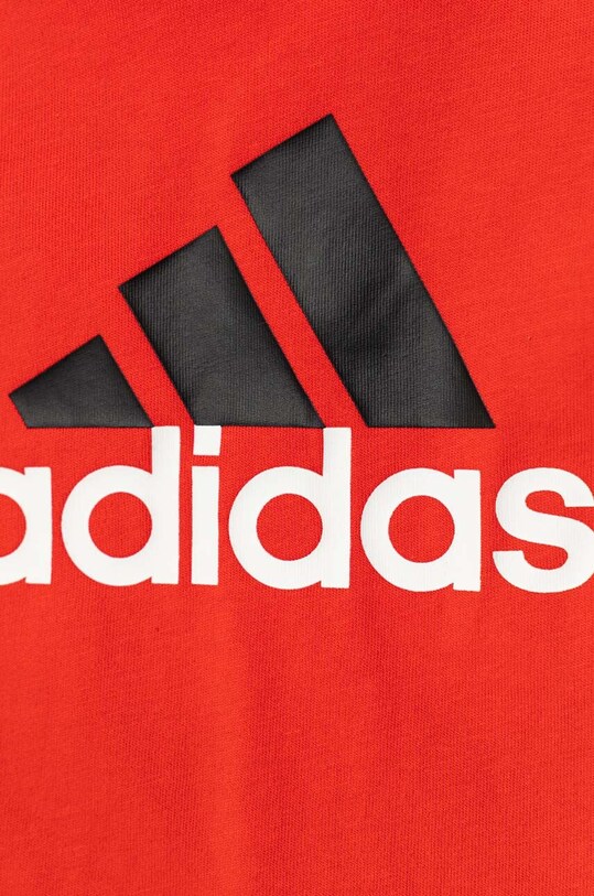 Chlapec Detská bavlnená súprava adidas IQ4132 oranžová