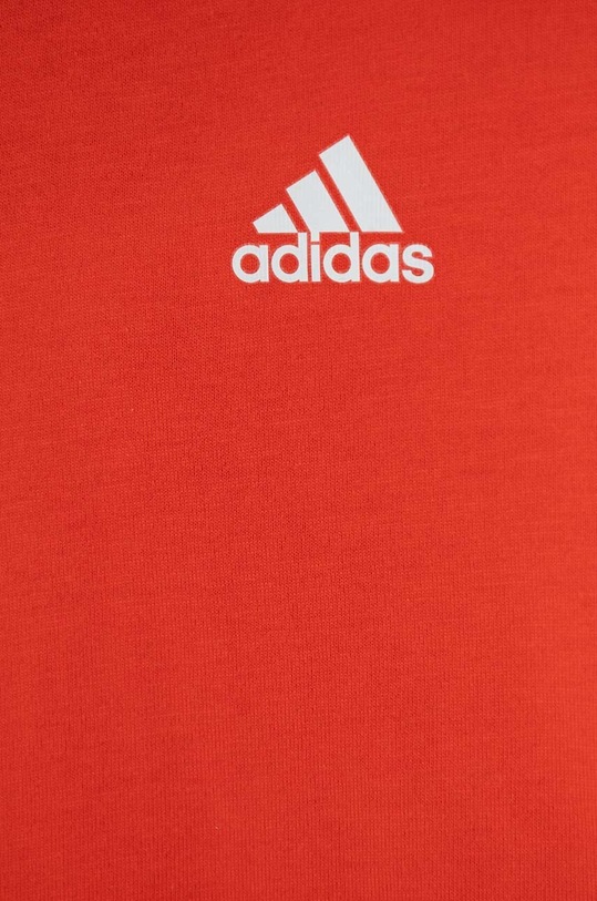 Chłopiec adidas komplet bawełniany dziecięcy IS2453 czerwony