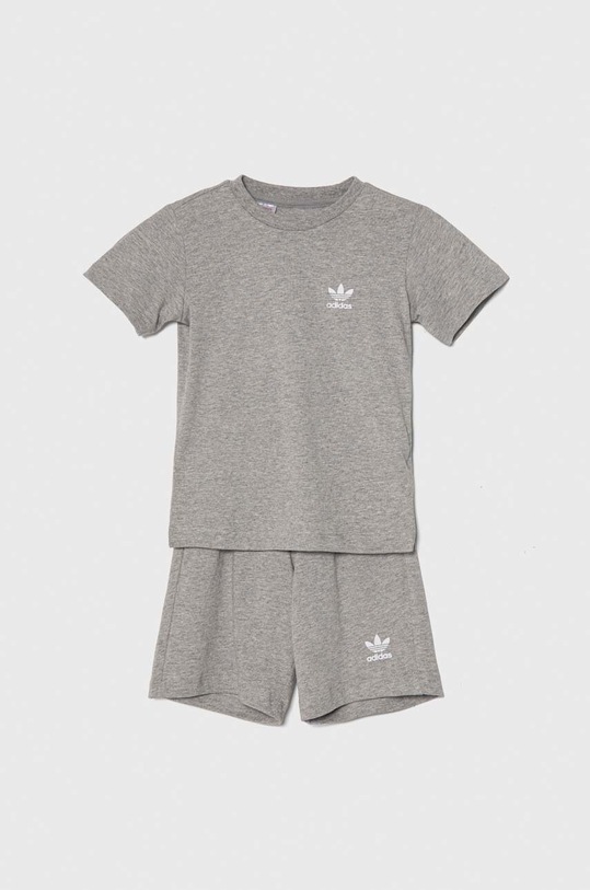 Детски комплект adidas Originals меланж сив IN8502