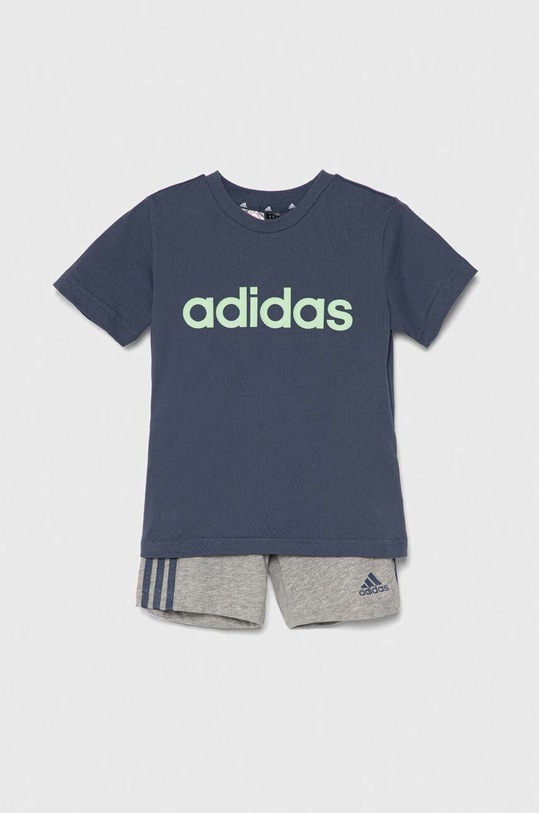 adidas set de bumbac pentru copii print gri IS2497