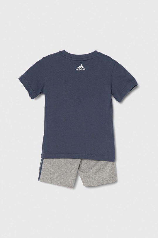 adidas set de bumbac pentru copii IS2497 gri SS24