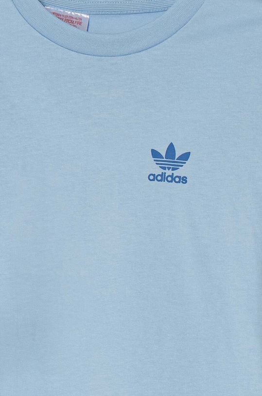 Chłopiec adidas Originals komplet bawełniany niemowlęcy IN8506 niebieski