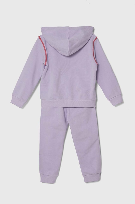 United Colors of Benetton dres bawełniany dziecięcy 3J68GK00G.P.Seasonal fioletowy SS24