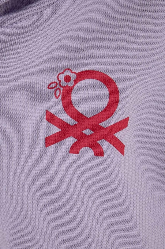 Chłopiec United Colors of Benetton dres bawełniany dziecięcy 3J68GK00G.P.Seasonal fioletowy