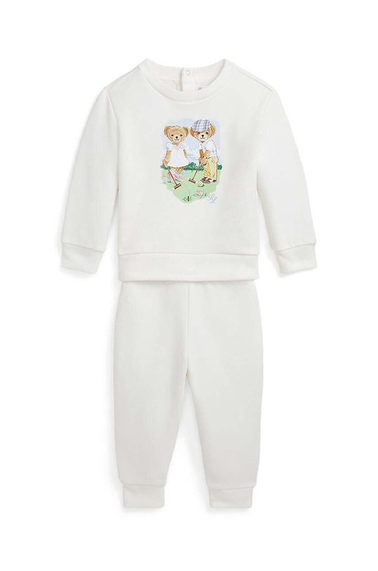 Kojenecká tepláková souprava Polo Ralph Lauren pletenina béžová 320932705002