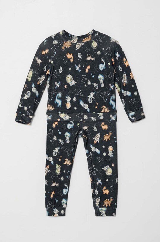 Tepláková súprava pre bábätká Jamiks s elastanom tmavomodrá KARIN.bam.Dres.JWG213.B