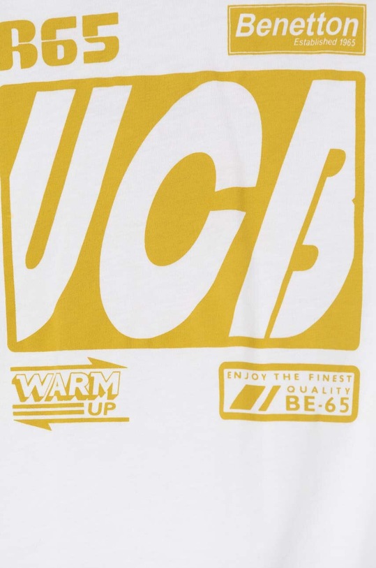 Chłopiec United Colors of Benetton komplet bawełniany dziecięcy 3096CK00A.G.Seasonal biały
