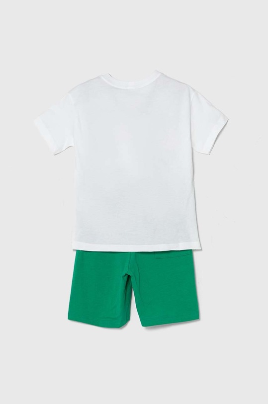 United Colors of Benetton komplet bawełniany dziecięcy 3096CK00A.G.Seasonal zielony SS24