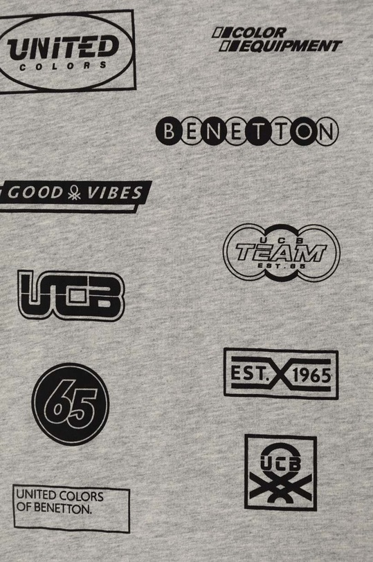Chłopiec United Colors of Benetton komplet bawełniany dziecięcy 3096CK00A.G.Seasonal szary