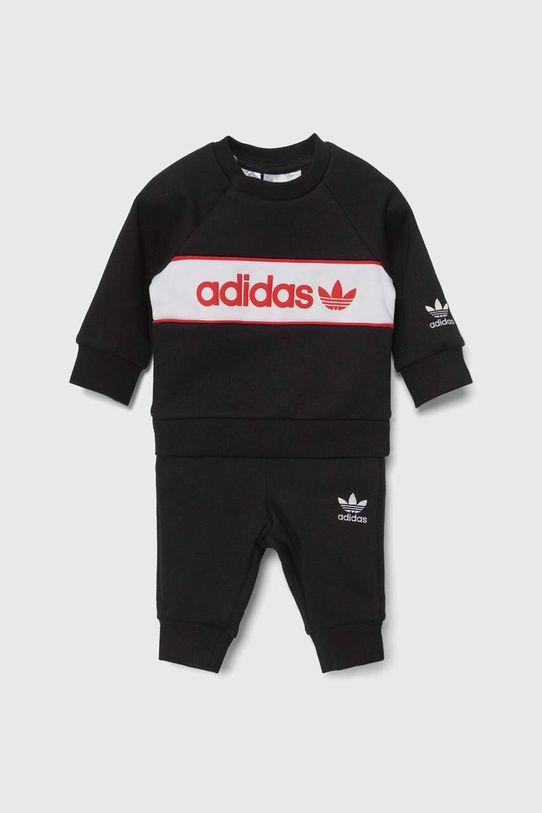 adidas Originals dres dziecięcy dzianina czarny IS3260