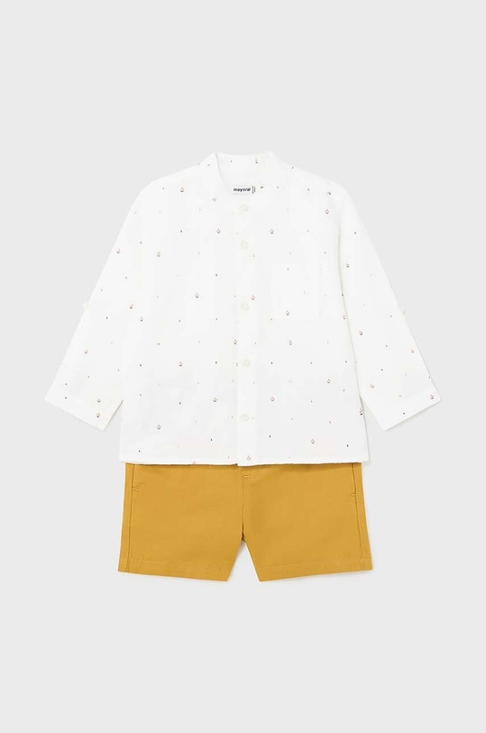 Σετ μωρού Mayoral εμπριμέ κίτρινο 1246.3B.Baby.PPYH