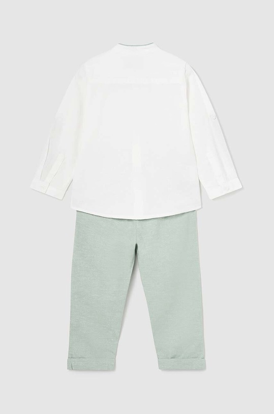 Detská súprava s nádychom ľanu Mayoral 1555.3B.Baby.PPYH zelená SS24