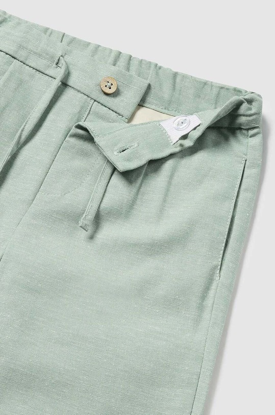 Detská súprava s nádychom ľanu Mayoral zelená 1555.3B.Baby.PPYH