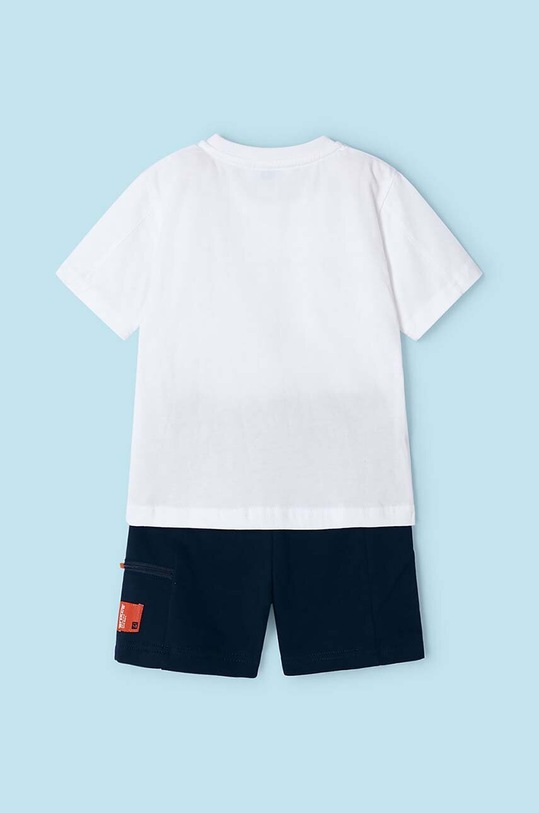 Αγορίστικα Παιδικό βαμβακερό σετ Mayoral 3601.5C.Mini.PPYH λευκό