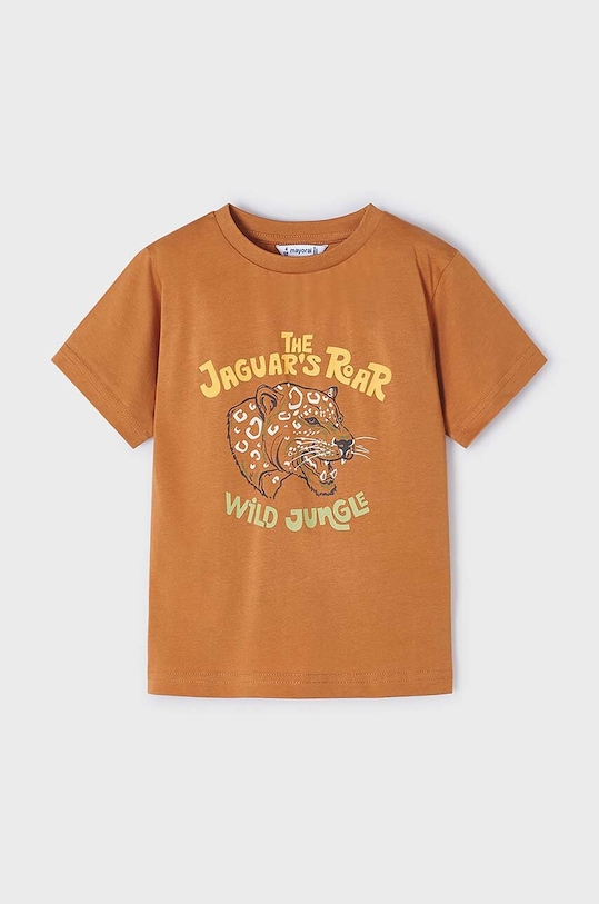 Παιδικό βαμβακερό σετ Mayoral 3604.5F.Mini.PPYH πορτοκαλί SS24