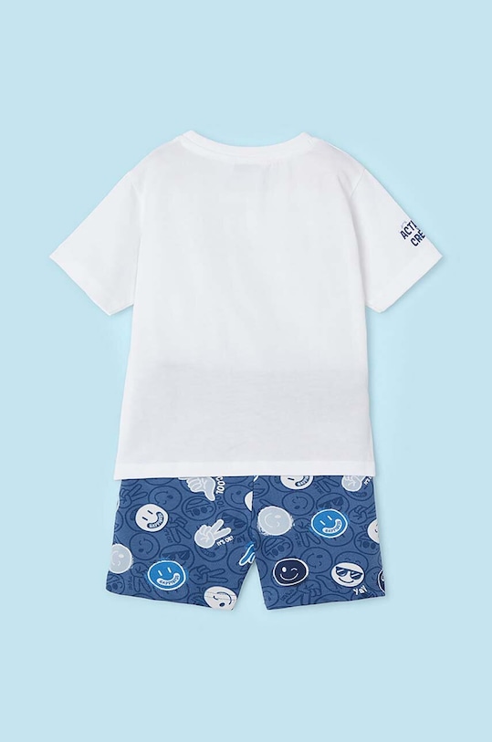 Παιδικό βαμβακερό σετ Mayoral 3606.5H.Mini.PPYH μπλε SS24