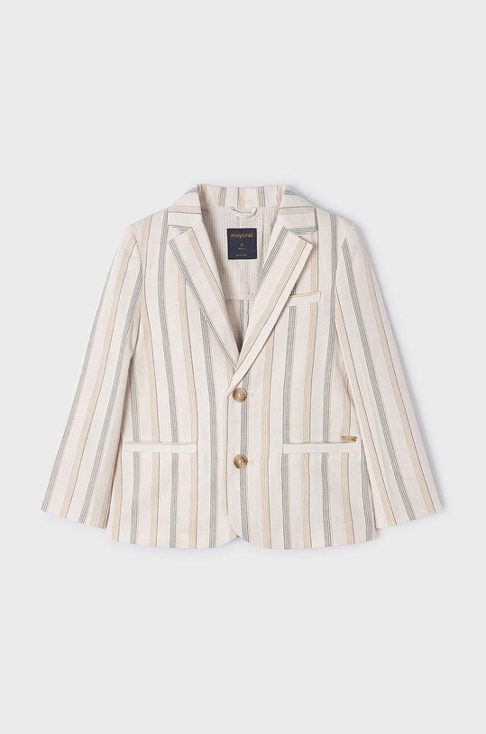 Detské sako Mayoral látka béžová 3485.5A.Mini.PPYH