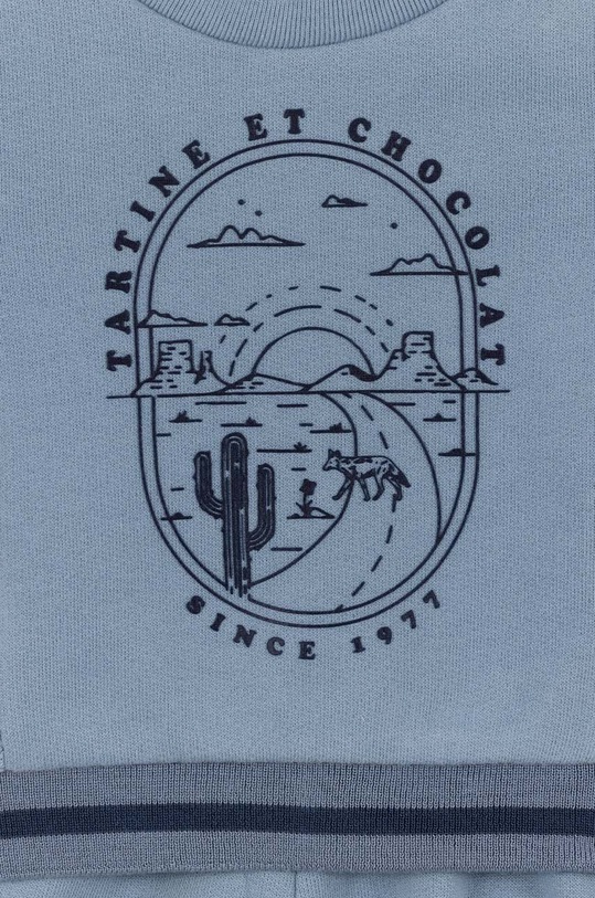 Detská tepláková súprava z bavlny Tartine et Chocolat TY35001.60.74 modrá